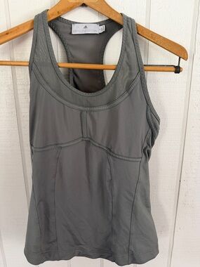 Adidas by Stella McCartney Gray Racerback Athletic Tank